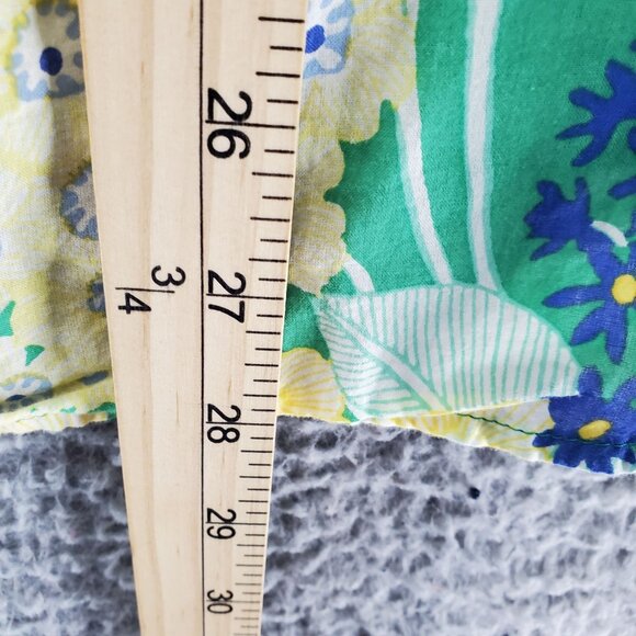 Talbots Top Womens 2X Multicolor Floral Print Long Sleeve Lightweight Blouse - Picture 4 of 8